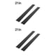 thumbnail image 2 of Yuarrent Estufa de silicona para cocina, cubierta para huecos, alfombrilla resistente al polvo, sello de agua, placa de cocina, tira sellada Negro 2 uds 21 pulgadas 2piezas, 2 of 6