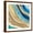 Brown Frame, variant on Art.com Agate II Art Print by PI Studio, 16" x 16"