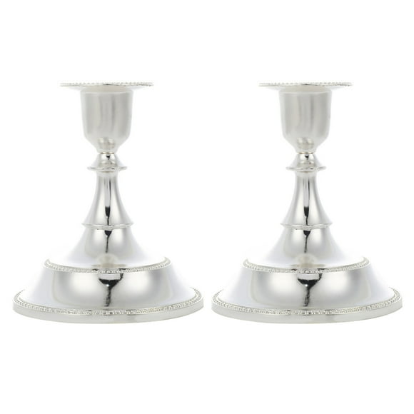 2pcs Candlestick Holders Taper Candle Holders Delicate Candle Stick Candle Holder Table Centerpiece