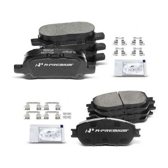 Brake Pad Set 8 - Compatible with 2005 - 2007 Toyota Avalon 3.5L V6 2006