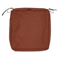 thumbnail image 5 of Classic Accessories Montlake FadeSafe Water-Resistant Patio Dining Seat Cushion, 17 x 17 x 3 inch, Heather Fern, 5 of 13