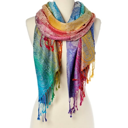 Yellow Silk Scarf for Women Satin Shawl Wraps Yellow Scarfs...