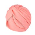 thumbnail image 1 of GreatBaby Ladies' Fashion Solid Color Hat Muslim Headband Hat Spring Summer For Daily Wear Knit Functional and Stylish Choice(Watermelon Red,Free Size), 1 of 5