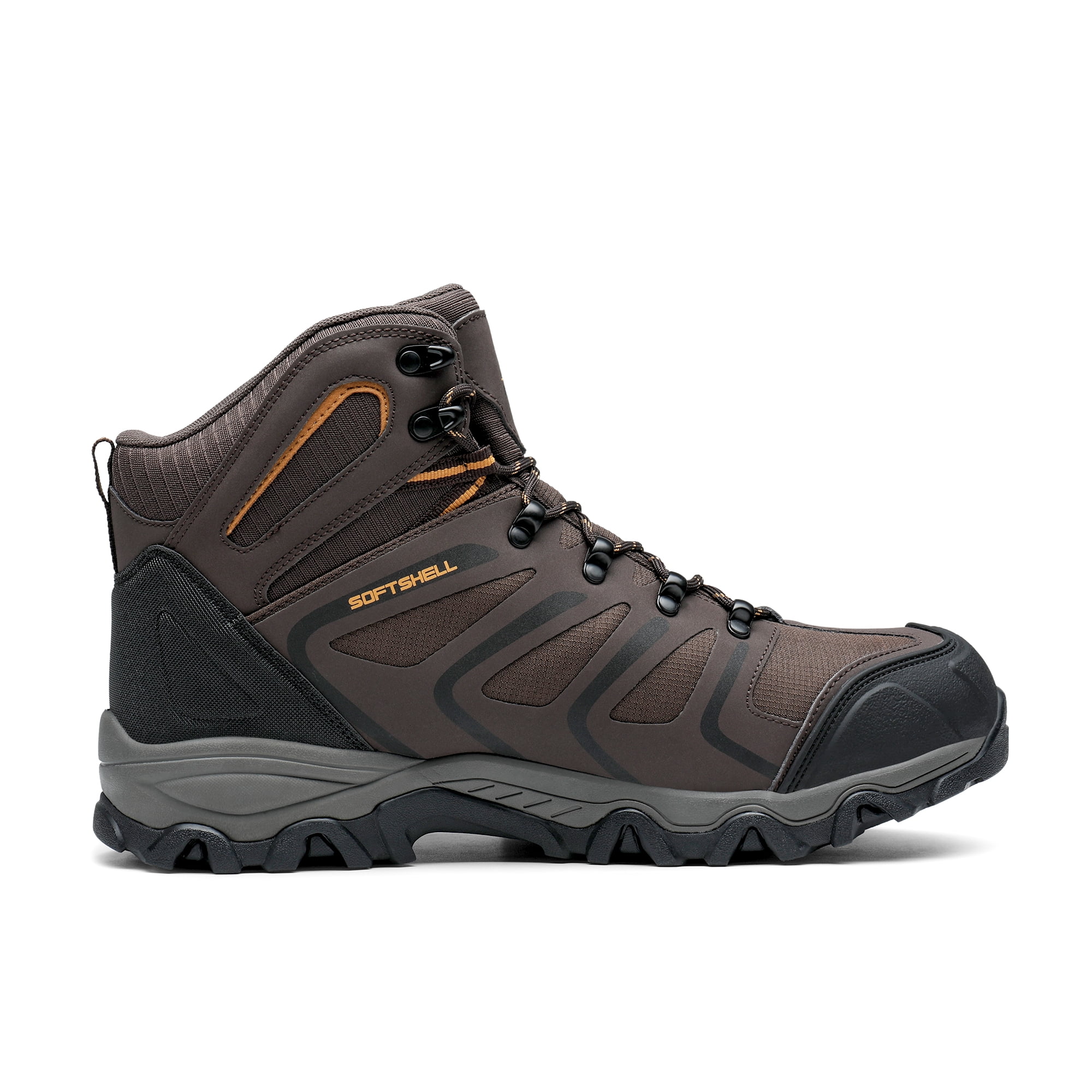 Mens Waterproof Ankle-High Hiking Boots - Lightweight Outdoor Shoes for Trekking Trails