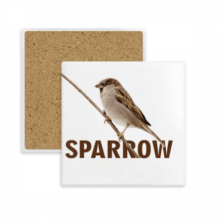 

Sparrows Birds Animals Food Wait Coaster Cup Mat Mug Subplate Holder Insulation Stone