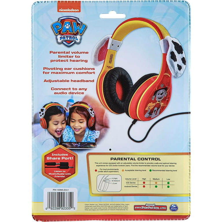 Paw Patrol Marshall Bluetooth Headphones for Kids