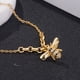 thumbnail image 3 of Pulsera de abeja pequeña con hebilla magnética invisible, pulsera de insectos de plata de ley s925, regalo de cumpleaños para el Día de San Valentín, 3 of 5