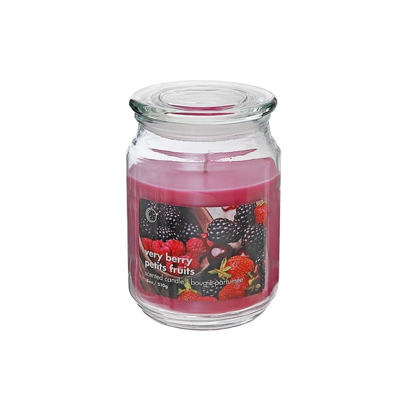 Bougie parfumée 18oz avec couvercle de verre – Braises Fumées