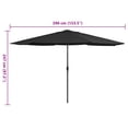 thumbnail image 6 of vidaXL Garden Parasol Azure Blue 100% polyester, metal Large Collapsible, 6 of 40