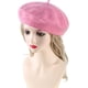 thumbnail image 5 of Boina Francesa Vintage Boina Sombreros para Mujer Color Sólido Clásico Boina Francesa Sombreros Invierno, 5 of 5