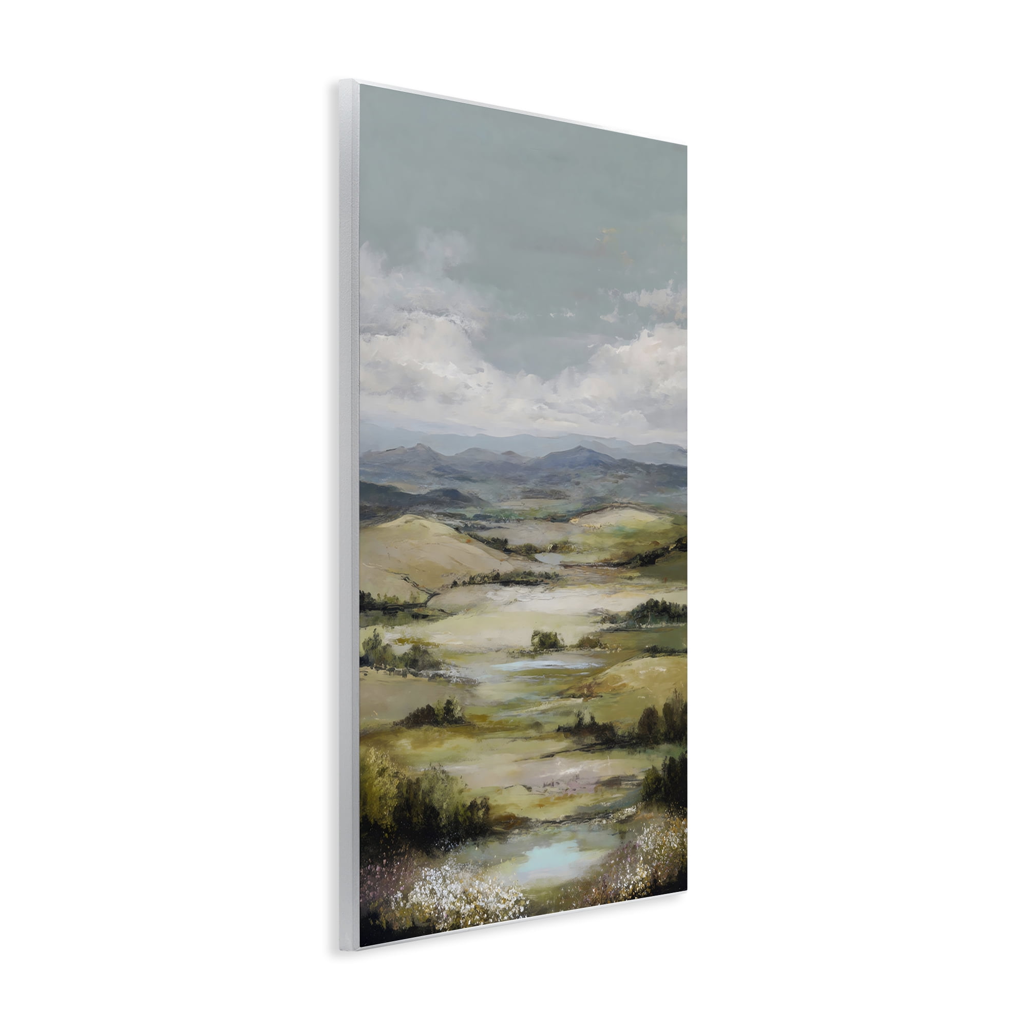 Stupell Industries Rolling Mountain Meadows Wall Plaque Art, design by Petal Prints Design