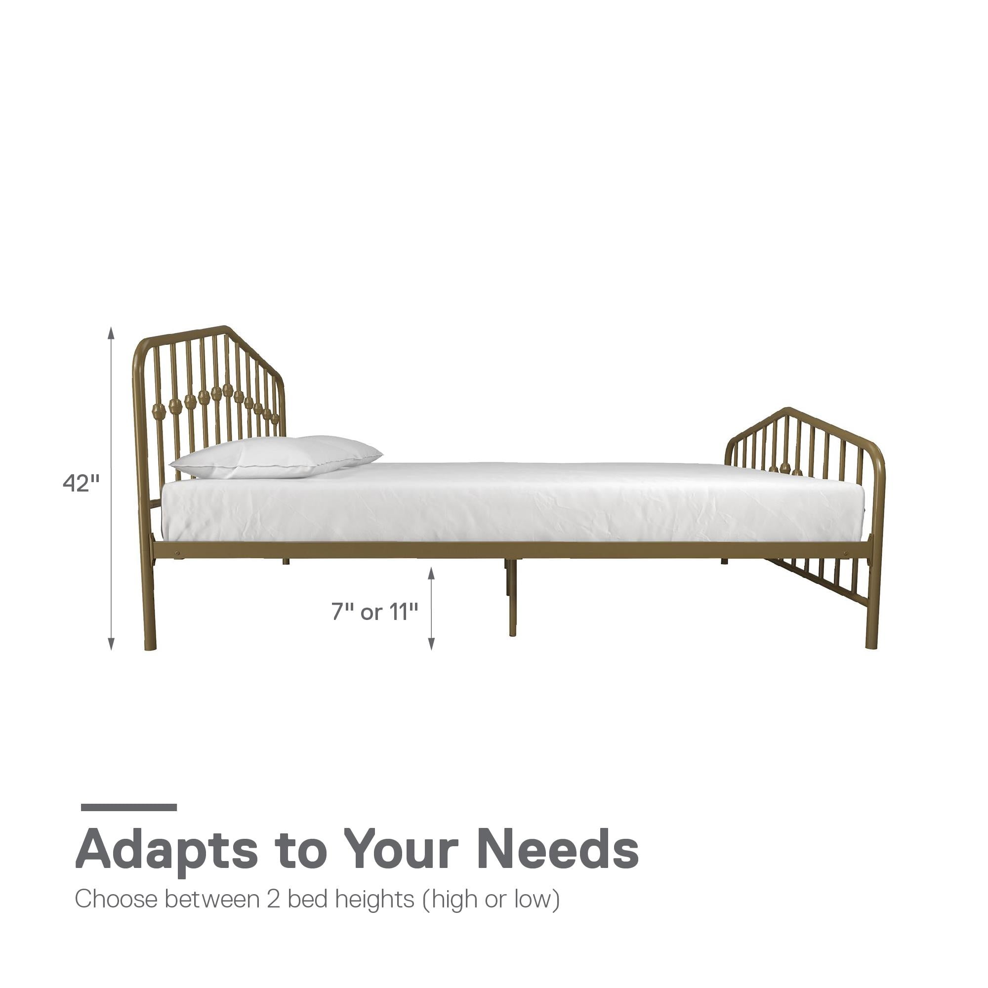 Novogratz bushwick metal bed outlet
