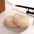 thumbnail image 3 of Anvazise Seat Cushion Exquisite Workmanship Breathable Round Shape Tatami Futon Meditation Cushion for Balcony 40*40cm, 3 of 13