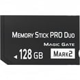 thumbnail image 1 of Memory Stick Pro Duo de 128 GB para cámara y accesorios de PSP, 1 of 8