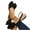 Black, variant on ZACPNCV Womens Flat Closed Toe Sandals Pointed Toe Bow Elastic Back Strap Comfort Summer