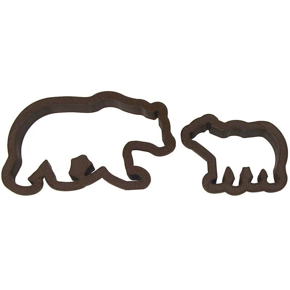 Mama Bear 4.5 in and Baby Bear 2.5 in. Cookie Cutter 2 pc set