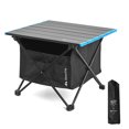 thumbnail image 1 of Mesa plegable de aluminio para camping con bolsillo organizador - Compacta y resistente, ideal para picnic y viajes. Incluye bolsa de transporte., 1 of 7
