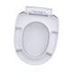thumbnail image 4 of Tapa de Asiento de Inodoro, Silenciosa, Accesorios, Fácil de Limpiar, Reemplazo Simple para La Tapa de La Tapa Del Inodoro para El Baño Doméstico, Par Tipo U, 4 of 9