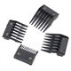 thumbnail image 1 of 4 peines guía para cortadora de pelo profesional, pinzas eléctricas especiales, peine de posicionamiento portátil, accesorios para peluquería en casa (negro), 1 of 7