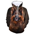 thumbnail image 3 of Sudadera con capucha con estampado 3D de pastor alemán para hombre, moda informal, manga larga, estampado de perro, sudaderas para niños de calle, 3 of 5