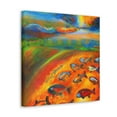 thumbnail image 5 of "Salmon From Beyond Dreams" - Canvas, 5 of 25