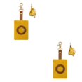 thumbnail image 2 of Methold Bolsa portátil de almacenamiento de alimentos para mascotas con gancho a presión Bolsa de refrigerio de entrenamiento de animales Amarillo Tipo 3 2Conjunto, 2 of 6