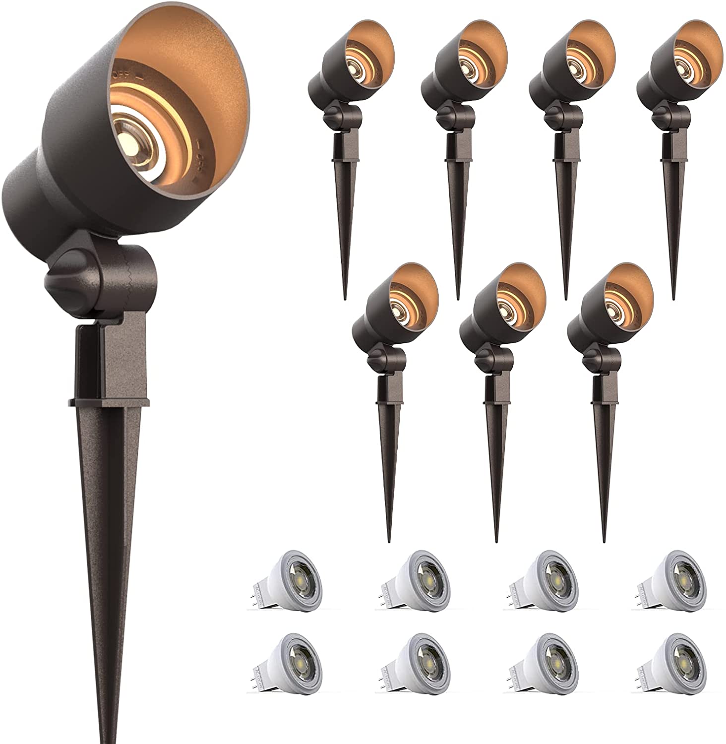 GOODSMANN Low Voltage Landscape Lights Landscape Floodlights Spotlights