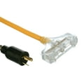 thumbnail image 5 of Coleman Cable 12/3 2' L5-20P Yellow Generator Power Cord Adapter with 3 Way Adapter, 5 of 7