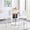 White/Silver, variant on PureDashio Dining Chairs Set of 2, Crocodile Embossed Faux Leather Bar Stools, Tall Accent Chairs for Kitchen,Living Room