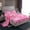 Pink D, variant on Manfei P Bow Starry Twin 3-Piece Reversible Cartoon Monogram Sheet Set