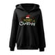 thumbnail image 4 of WILLBEST Sudadera Deportiva para Mujer Merry Christmas Hoodie For Women Funny Christmas Graphic Pullover Tops Xmas T Shirt Casual Long Sleeve Hoodie 235 Chica​​, 4 of 5