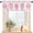 Christmasthh1434, variant on Christmas Kitchen Valances for Windows Christmas Pink Snowflakes 54" W x 18" L Window Valances Rod Pocket Short Curtains for Bathroom, Living Room, Bedroom, Farmhouse, Cafe