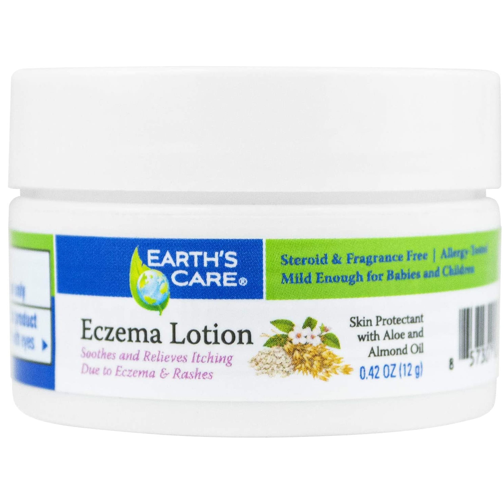 Earth’s Care Eczema Lotion Itchy Skin Relief Cream with Aloe Vera