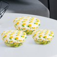 thumbnail image 3 of yuksok 3x Stretch Wrap Bowl Covers Tableware for Home Storage Containers Outdoor Pineapple Set, 3 of 8