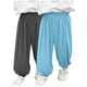 thumbnail image 1 of Odeerbi 2-12 Años Niños Niñas 2 Pcs Modal Sweatpants Entrenamiento de Verano Deportes Jogger Pantalones Respirables Joggers Casuales Sueltos, 1 of 4