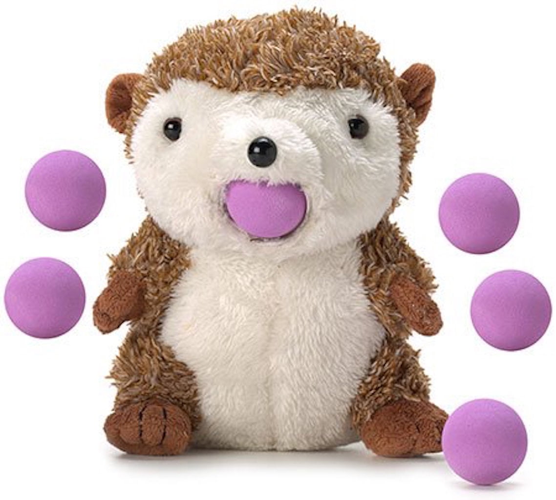Hog Wild Squeeze Popper Huggables Hedge Hog Plush Shoots Up to 20 Feet
