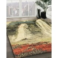 thumbnail image 3 of Ahgly Company Machine Washable Indoor Rectangle Abstract Yellow Area Rugs, 5' x 7', 3 of 7