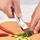 thumbnail image 4 of Muyoka Cuchillo de cebolla verde picado de acero inoxidable, herramienta de cocina, cubiertos, cortador de verduras, cortador de ceboll铆n afilado, cuchillo triturado, 4 of 7