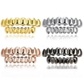thumbnail image 5 of Brackets de oro de hip-hop, dientes superiores 8, dientes inferiores 8, chapado en oro real, brackets de hip-hop de oro de 18 quilates, 5 of 5