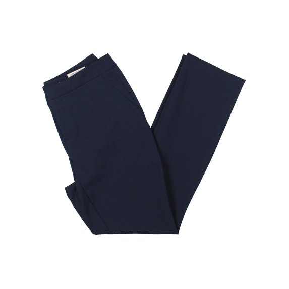INC Womens Slim Leg Mid-Rise Ankle Pants Navy 0
