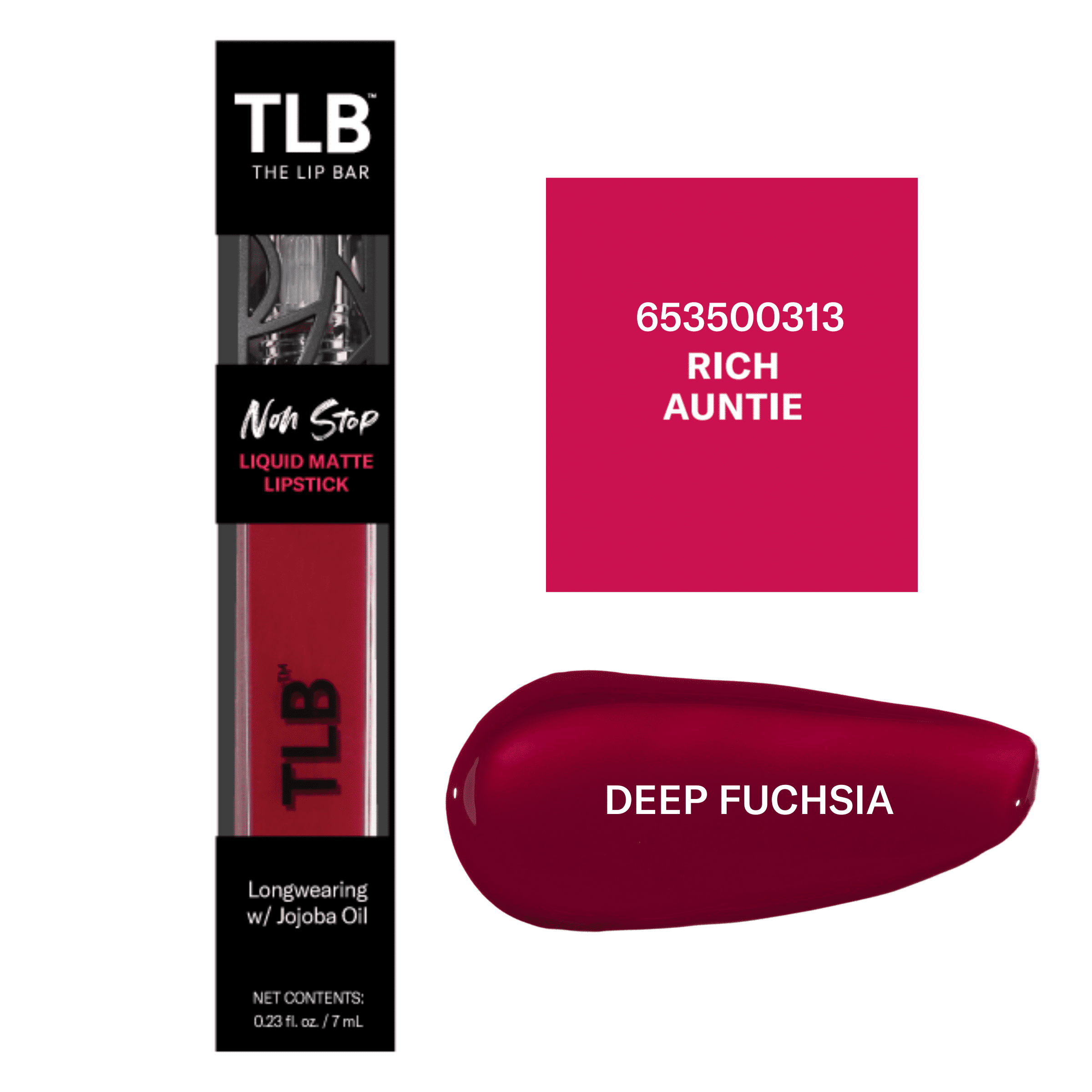 The Lip Bar Vegan Matte Liquid Lipstick Rich Auntie 0.24 fl oz