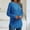 *Blue, variant on Long Sleeve Shirts for Women,Lightweight Top Sweaters ,Dressy Casual Tunic Blouse Side Split Tops Green,Womens Plus XXXXL