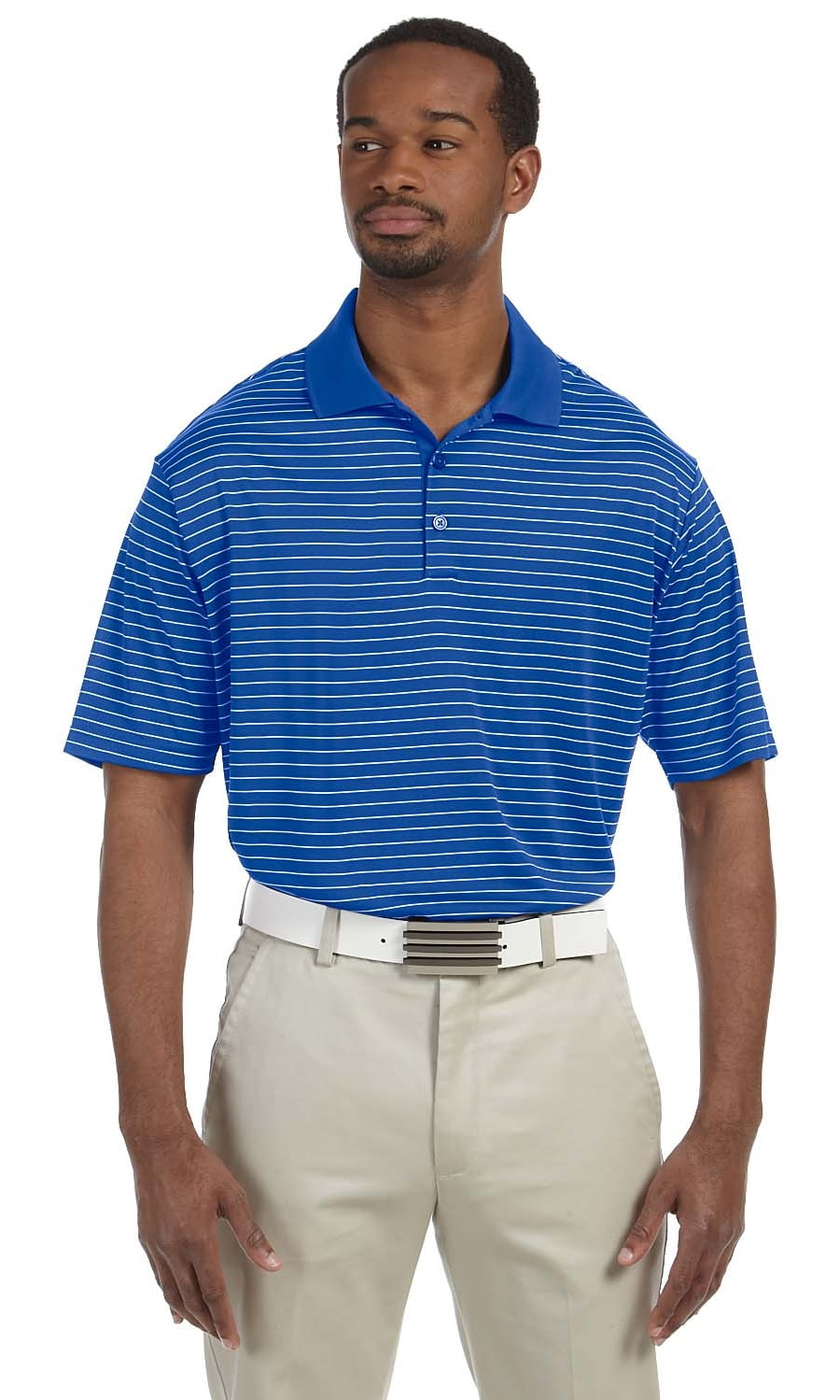 Adidas A145 Men's Golf Heather Colorblock Polo - Small - Walmart.com