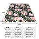 thumbnail image 3 of Balery Rose Flowers Manta de Felpa Suave y Acogedora – Cobija de Franela Aterciopelada para Cama, Lavable y Cálida para Sofá, Mascotas, Transpirable-80"x60", 3 of 7