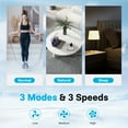 thumbnail image 6 of Flamemore Evaporative Air Cooler Portable Air Conditioners, 3-in-1 Oscillating Tower Cooler Fan & Humidify, White&Black, 6 of 11