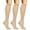 Nude, variant on SOMER 3 Pairs Compression Socks for Women & Men Knee High Socks is Best Support for Running, Travel and Cycling, Black