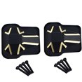thumbnail image 4 of 7pcs Rc Car Parts Black Coating Brass Steering Links Blocks Knuckle C-hub Carrier Bridge Cover Compatible For 1/18 Trx4m, 4 of 6