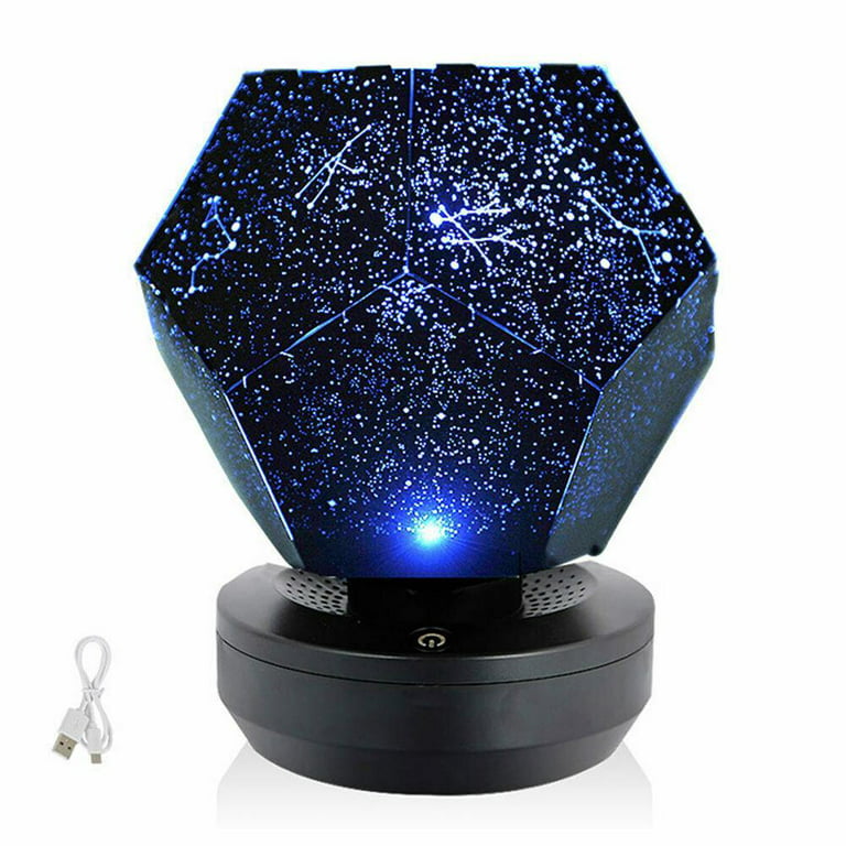 Romantic LED Starry Night Lamp 3D Star Projector Light for Bedroom Decor,  USB Music Galaxy Sky Projector Lights