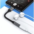thumbnail image 5 of Adaptador USB C a conector Jack de 3,5 mm (paquete de 2), adaptador de audio para auriculares tipo C a adaptador de auriculares de 3,5 mm compatible con Samsung Galaxy S22 S21 S20, 5 of 5