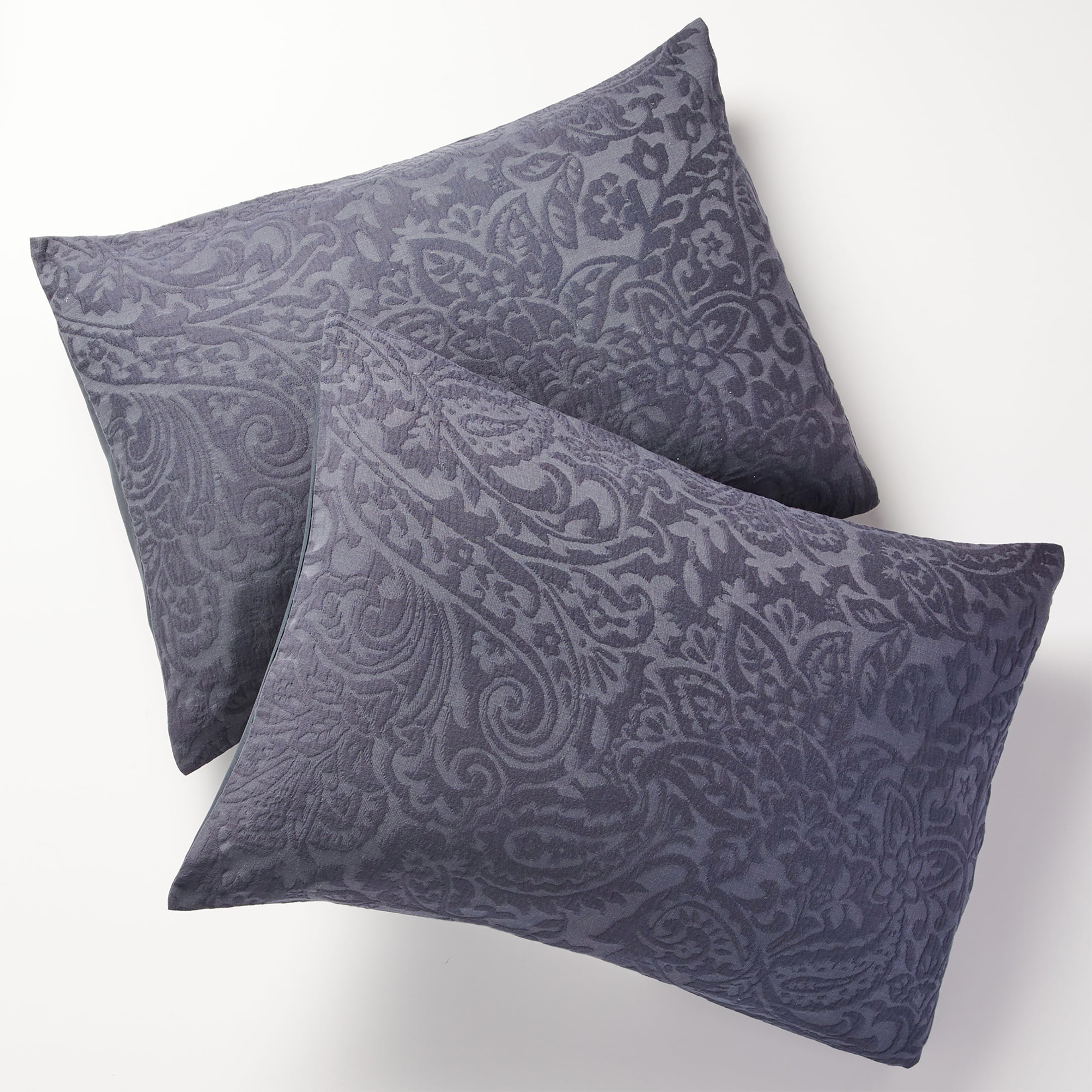 Better Homes & Gardens Paisley Matelasse 3-Piece Duvet Cover Set, Grey, Full/Queen